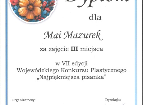Powiększ obraz: VII Edycja Wojewódzkiego Konkursu Plastycznego „Najpiękniejsza pisanka”